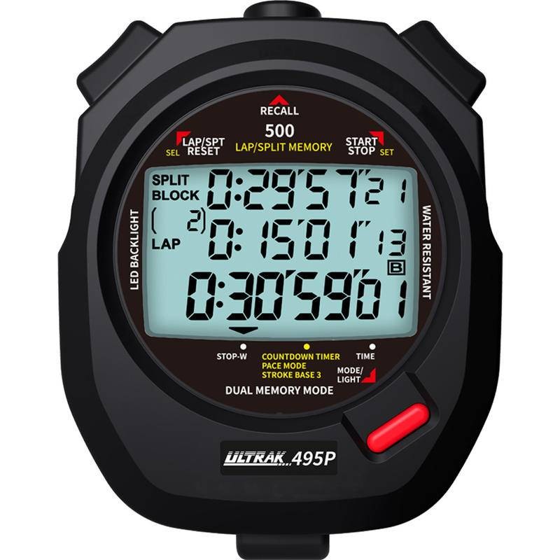 Đồng hồ bấm giờ kỹ thuật số bỏ túi cầm tay chuyên nghiệp LCD hẹn giờ dừng Cronometro