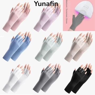 Găng Tay Chống Nắng YUNAFIN, Đèn Led Bảo Vệ Ngón Tay Da Móng Tay Vẽ Móng Tay Găng Tay, Nhiều Màu Sắc Chống Tia Uv Móng Tay Chống Bức Xạ Chống Móng Tay Nghệ Thuật Găng Tay Tăng Cườn