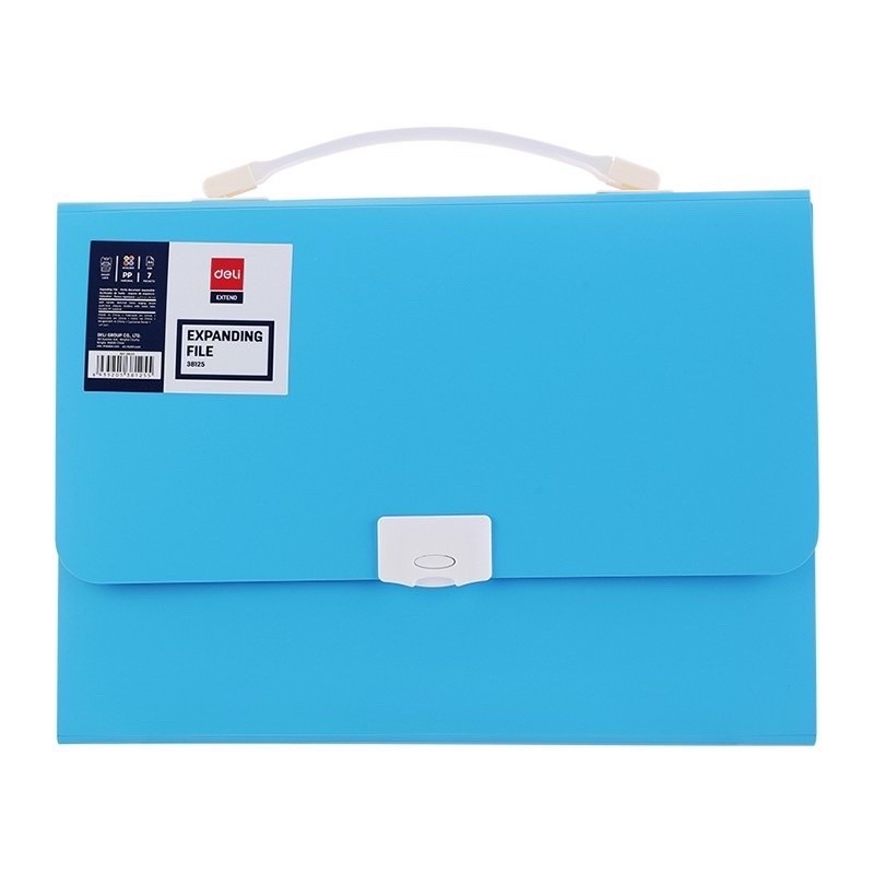 Cặp hồ sơ, file cặp 7 ngăn Deli 38125