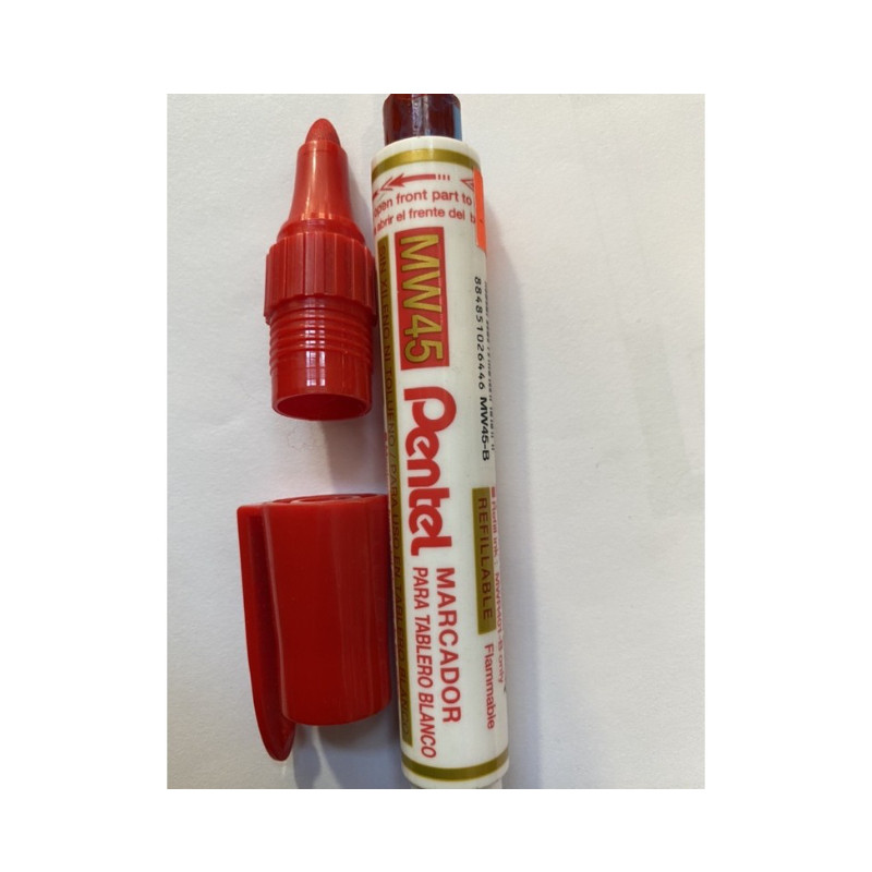 [ 1 CÂY ] Bút lông, bút dạ, bút phớt viết bảng xóa được Pentel MW45 châm mực dễ dàng