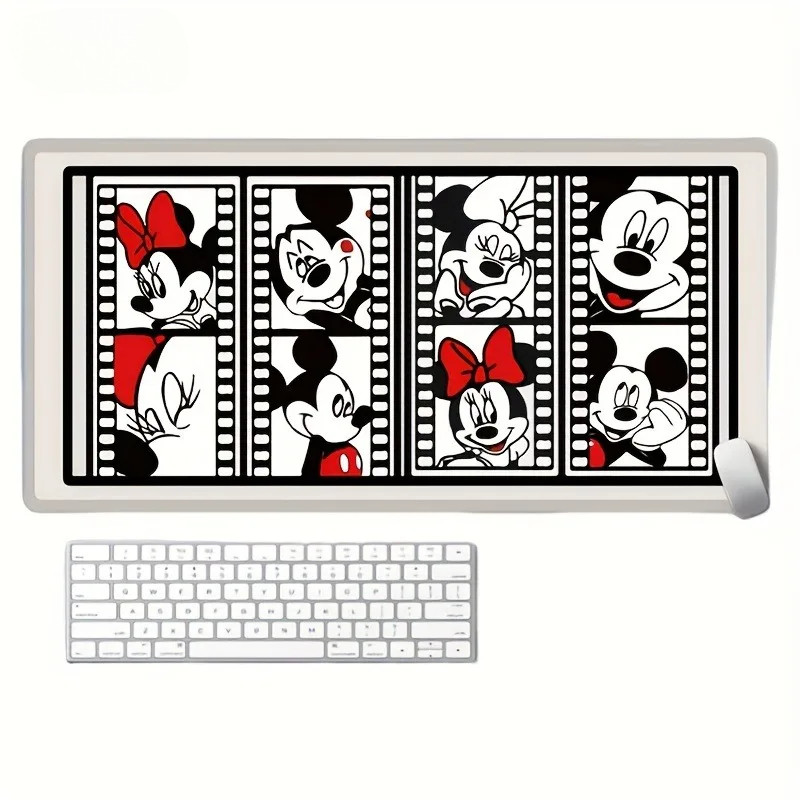 Disney Chuột Mickey Mousepad Chuột Lớn Miếng Lót Bàn Phím Chuột Thảm Thảm Chống Trơn Trượt Playmat Máy Tính Bàn Văn Phòng Thảm Để Bàn