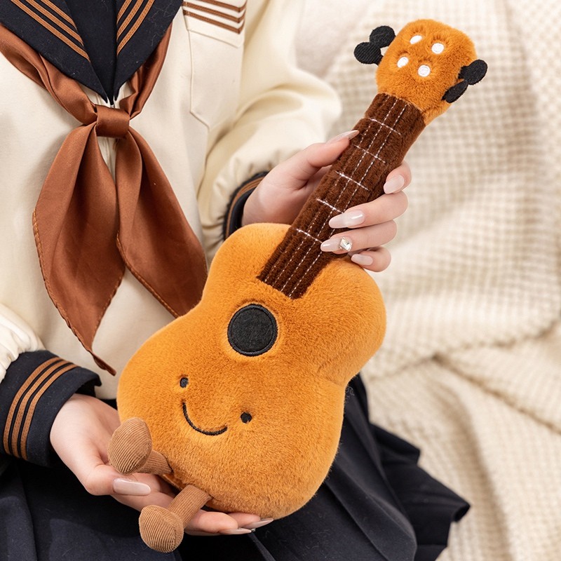 Sáng Tạo Mô Phỏng Violin Sang Trọng Đồ Chơi Guitar Note Búp Bê Mô Phỏng Dụng Cụ Búp Bê Phòng Ngủ Gối Mềm Sân Khấu Chống Đỡ Trang Trí Nhà Cửa Trẻ Em Giải Trí Búp Bê Quà Tặng Sinh Nhật