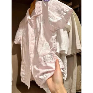 Ins Style Nhật Bản Bộ Đồ Ngủ Thỏ Miffy Dễ Thương Nữ Mùa Hè Mới Ngọt Ngào Học Sinh Quần Short Tay Ngắn Bộ Đồ Gia Đình [BL]