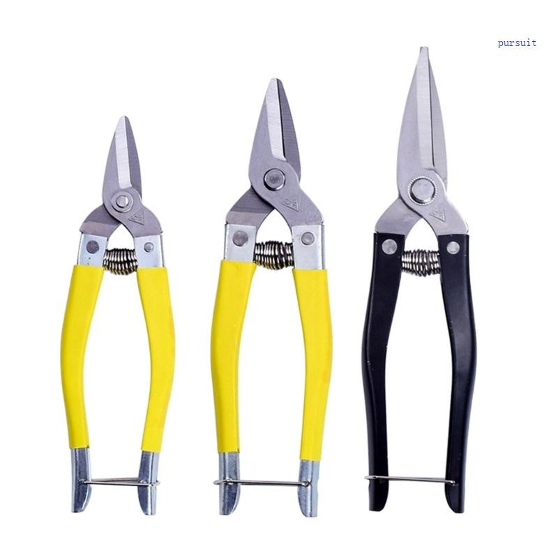 SUIT Kéo Cắt Tỉa Thép Không Gỉ Mạnh Tay Vườn Secateurs Cắt Cây Dụng Cụ