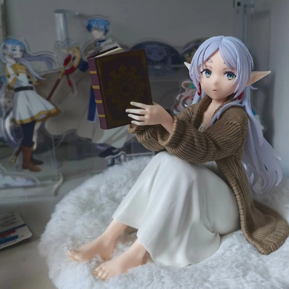 Frieren Nhân Vật Anime Frieren Beyond Journey 's End Nhân Vật Hành Động Mô Hình Sưu Tập Tượng Trẻ Em Sinh Nhật Búp Bê Đồ Chơi