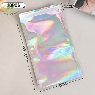 [ELOY] 10 Túi Nhựa Nhỏ Laser Tự Dán Cho Túi Đựng Trang Sức Trang Sức Màn Hình Trong Suốt Quà Tặng Bao Bì Túi Bảo Quản VN