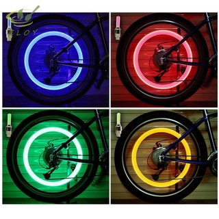 [MAO] Neon Xe Đạp Nói Đèn Đường Lốp Xe Vòi Phun Nắp Van Đèn Xe Đạp Đèn Xe Đạp Phụ Kiện Đi Xe Đạp VN