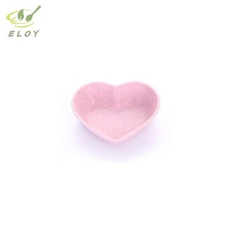 [ELOY] Chén (bát) Chấm Hình Trái Tim Đựng Gia Vị Nước Chấm Làm Từ Lúa Mạch VN