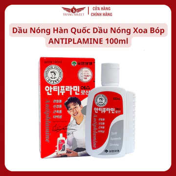 (Chính hãng) Dầu Nóng Hàn Quốc Dầu Nóng Xoa Bóp ANTIPLAMINE 100mL Hỗ Trợ Giảm Đau Nhức Và Mệt Mỏi