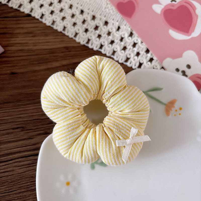 Dây buộc tóc hợp thời trang 3D Cotton Đầy hoa buộc tóc