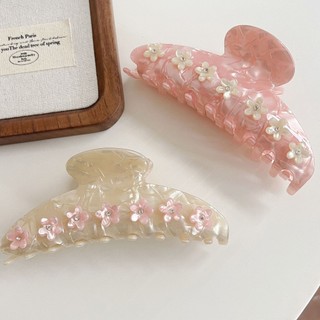 Kovoi / Pháp Hoa Anh Đào Đĩa Acetate Cá Mập Kẹp Tóc Lớn Tinh Tế