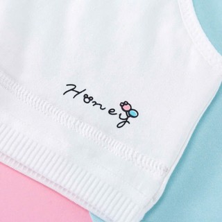 (25-49kg)Áo Lót Nữ 2 Dây - Áo Lót Ngực 3 Lỗ Cotton Dành Cho Học Sinh Không Mút Không Gọng Mềm Mịn, Thoáng Mát
