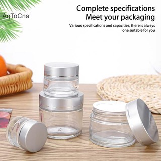 Aqtocna 1 CÁI10 / 20 / 30ml Lọ Thủy Tinh Chăm Sóc Da Kem Mắt Lọ Sữa Dưỡng Da Lọ Có Thể Đổ Lại Chai Trang Điểm Phấn Mắt Bảo Quản Hộp Đựng Mỹ Phẩm HGVN