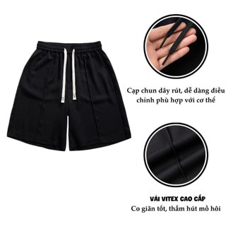 [SALE HÈ] Quần short nam cạp chun phong cách Hàn quốc, quần đùi nam vải Vitex chống nhăn mềm mại S02