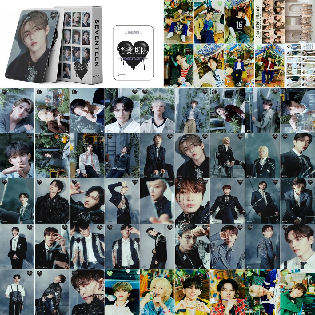SEVENTEEN SHOPEE kpopmerch 50枚 50-55 cái / hộp seventeen photocards thẻ laser ba chiều s.coups