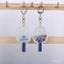 Mới Wang Chuqin, Sun Ying, Sha Sha Head, Fan Zhendong, Lin Gaoyuan, lắc, Cặp học sinh có giá trị cao dễ thương, móc khóa, đồ trang sức hoạt hình nhỏ, đồ trang trí AOTI