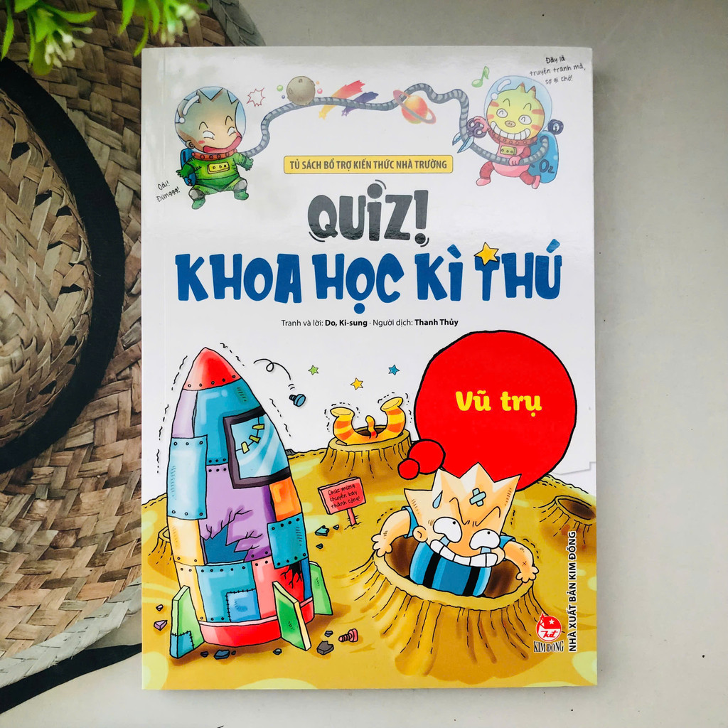 Ảnh Sách thiếu nhi Quiz! Khoa học kì thú Tủ sách bổ trợ kiến thức nhà trường 2