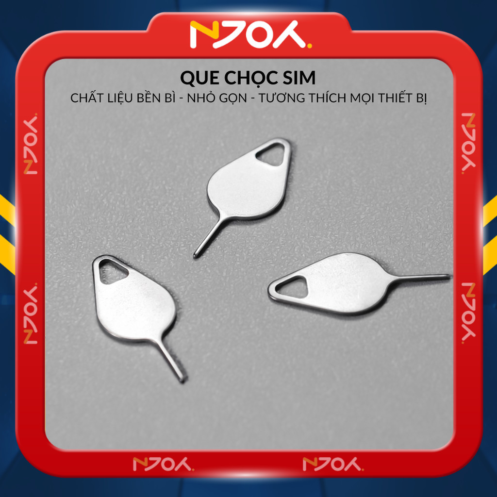 Que Chọc Sim Thép Không Gỉ Treo Móc Khóa Dành Cho Các Dòng Điện Thoại ...