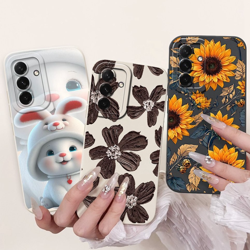 Ốp Lưng Cho Samsung Galaxy A56 A36 5G Sang Trọng Thạch Thời Trang Hoa Bướm Ốp Lưng Điện Thoại Samsung A36 A56 Mềm Lỏng Silicon