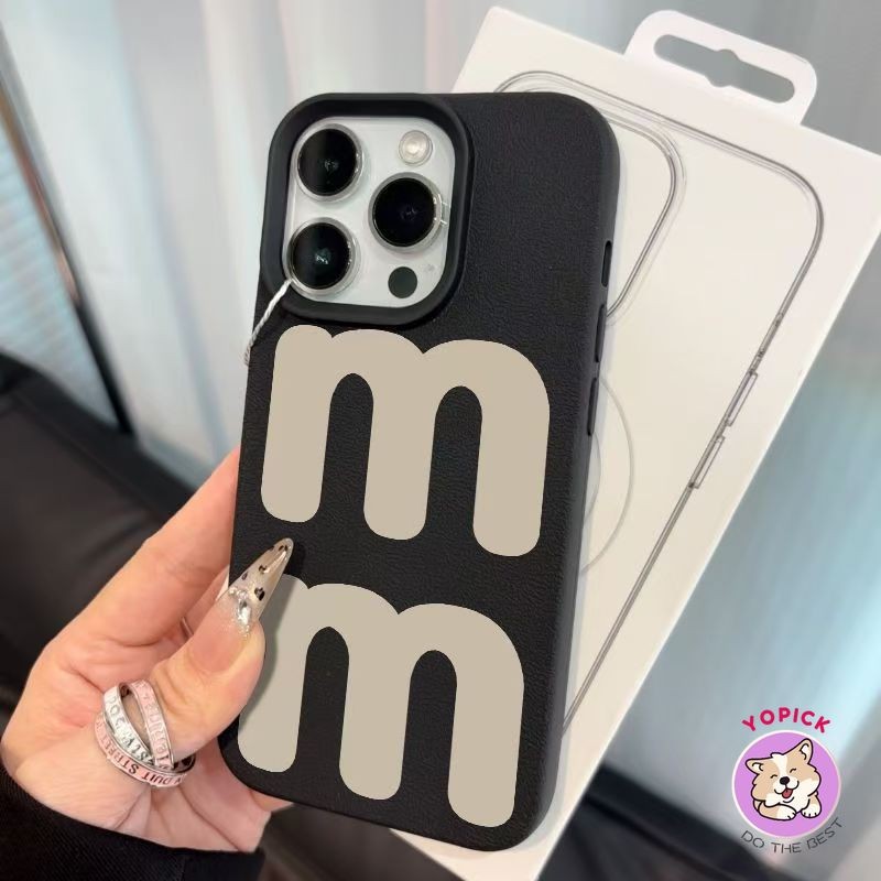 Hai M Cho iPhone16 16pro 16promax 16plus Bao Da Điện Thoại 15 15pro 15promax 14 13promax xs xsmax xr 6 7 8 6plus 7 8plus 12 11 Vỏ Điện Thoại Phong Cách Hàn Quốc Mới PWK