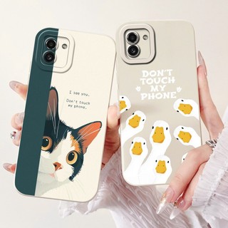 Dành Cho Samsung Galaxy A03 Vỏ A035 SM-A035F Vỏ Chống Sốc Thỏ Gấu Trúc Dễ Thương Silicon Mềm Ốp Lưng Điện Thoại Samsung A03 A 03 Ốp Lưng