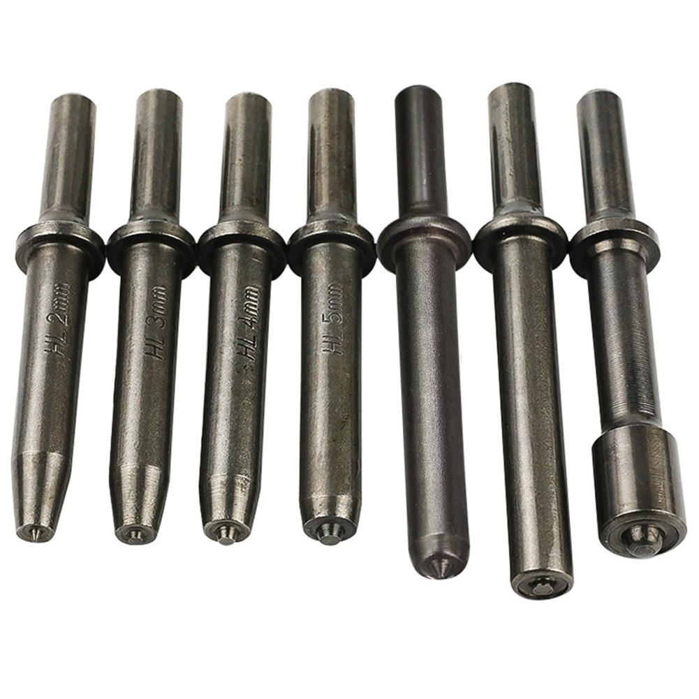 1pc Đầu đinh tán khí nén Bán rỗng Đầu đinh tán rắn Khí nén Búa tác động Sản phẩm chất lượng cao