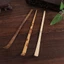 Thìa Lá Trà DARON, Muỗng Dính Matcha Tre 18cm, Dụng Cụ Trà Chuyên Nghiệp Truyền Thống Handmade Trà Show
