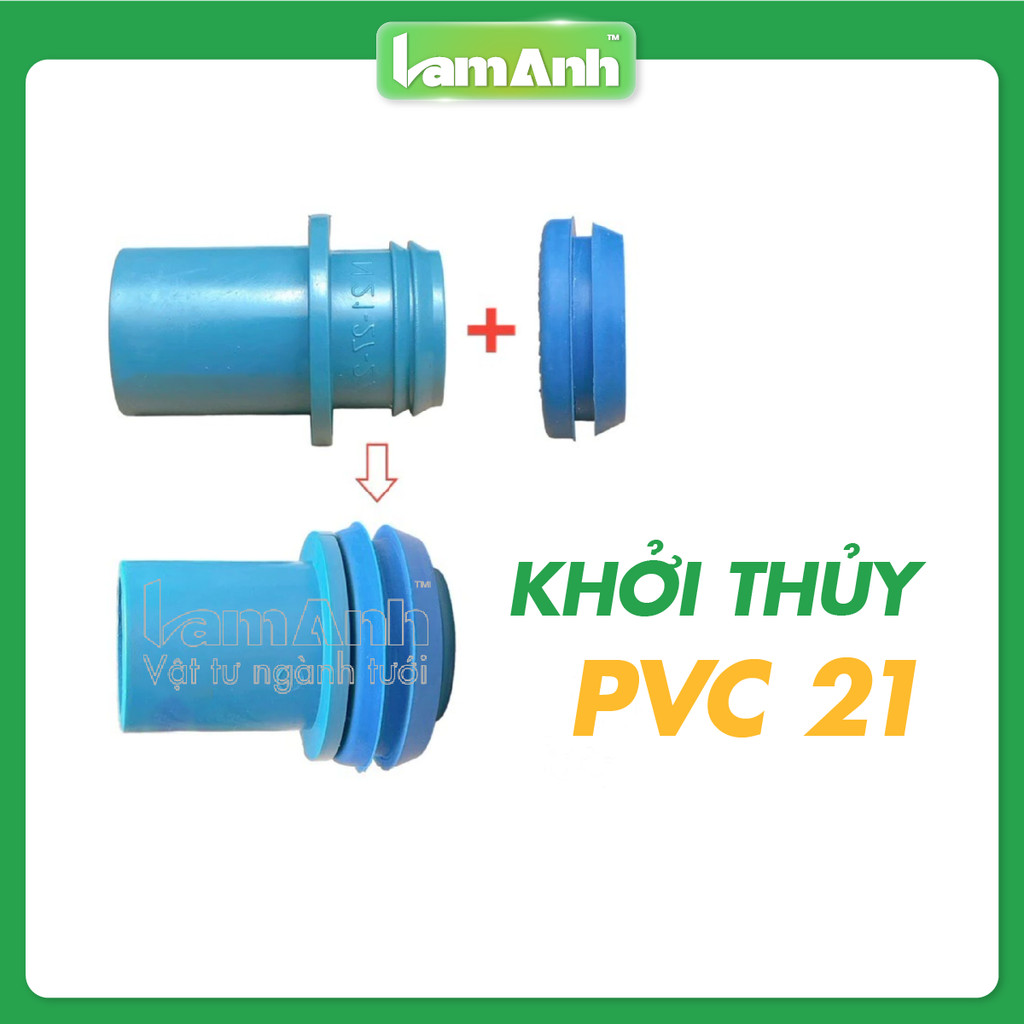 10 KHỞI THỦY NHỰA PVC 21MM-27MM KÈM RON CAO SU - Lam Anh | Shopee Việt Nam
