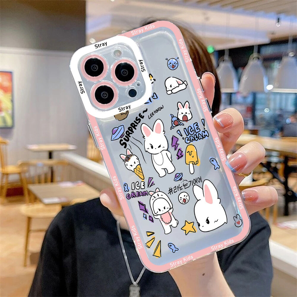 Vỏ điện thoại hoạt hình dễ thương Stray Kids cho Infinix GT 20 Pro Note 40 Pro Hot 50 40 Pro 30i 30 Smart 8 Pro 9 TECNO Spark 30C GO 2025 Vỏ bảo vệ Camera