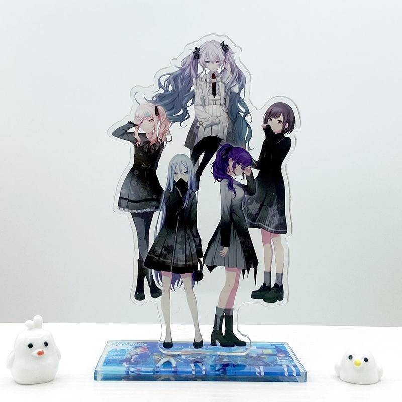 Dự án 12cm Sekai Giai đoạn đầy màu sắc Acrylic Standees Hatsune Miku, Kagamine Rin & Len và các bức tượng nhỏ lấy cảm hứng từ Kamiyama - Món quà lý tưởng cho người hâm mộ