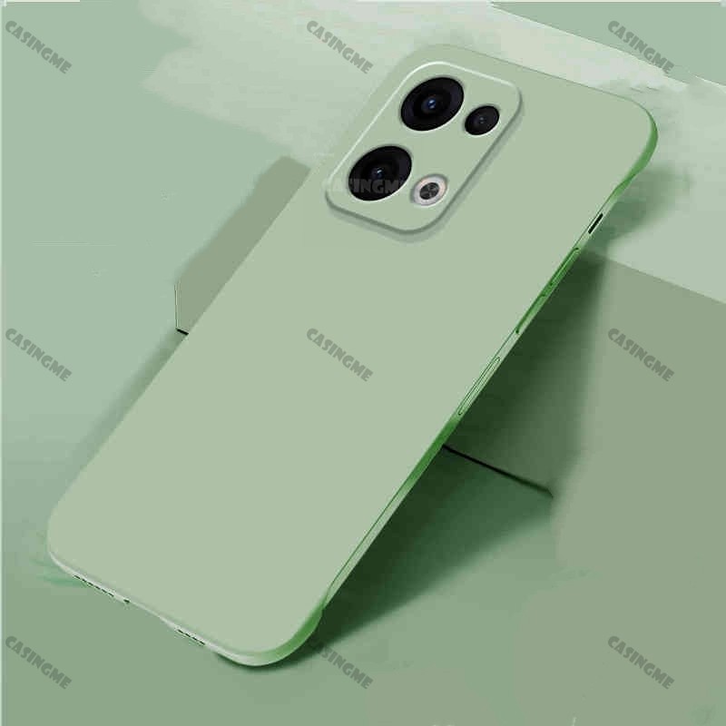 Ốp điện thoại không khung mờ siêu mỏng cho OPPO Reno13 5G 2025, Reno 13/13Pro/13Pro 4G, chống sốc, mặt sau mờ, bảo vệ bốn góc