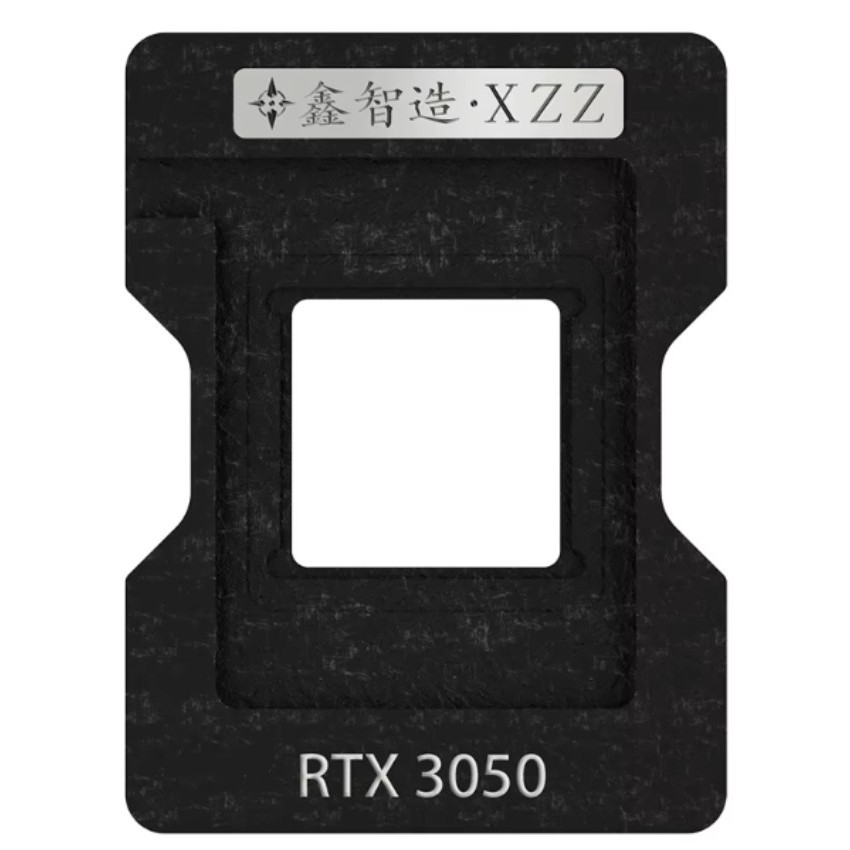 XinZhiZao XZZ CPU BGA Reballing Stencil Kit cho máy tính xách tay Cpu RTX3050 Máy tính xách tay Tấm định vị từ tính Bàn cấy lưới