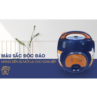 Nồi cơm điện mini Hare HR RC808 công suất 250W dung tích 0.8L, lòng nồi phủ chống dính, Bh 12 Tháng