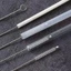 Bộ cọ làm sạch ống hút 1 / 3 / 5 CÁI | Tay cầm dài bằng thép không gỉ 17,5 / 24cm | Chất tẩy rửa ống có thể tái sử dụng cho bình sữa / bình giữ nhiệt / cốc thể thao