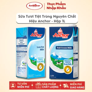 Sữa Tươi Nguyên Kem Anchor Hộp 1 Lít, Thơm Ngon, Dùng Trong Pha Chế, Làm Bánh
