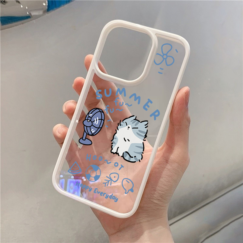 Ốp Lưng Cho Samsung S24 S23 FE S25 S24 Ultra S23 S22 S21 Plus S20 S21 FE Mùa Hè Nóng Silicon Trong Suốt Chống Sốc