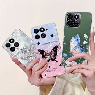 Vỏ Cho Honor X7C Ốp điện thoại ALT-NX1 ALT-LX2 Thời Trang Mới Bướm Hoa Silicon Mềm TPU Ốp điện thoại Cho HonorX7c 200 Thông Minh Capa