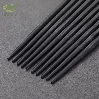 [ELOY] 1 Cặp Hợp Kim Trung Quốc Đũa Thực Phẩm Nhật Bản Que Sushi Nhật Bản Có Thể Tái Sử Dụng Máy Rửa Bát Chống Trượt Hình Tre An Toàn Chop Cấp Thực Phẩm VN