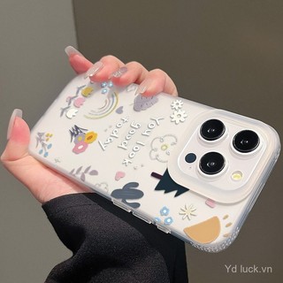 Ốp lưng bảo vệ chống sốc bán trong suốt phong cách thời trang cá tính Xiaohua cho iPhone 14 13 Pro XS Max 16 15 Pro 12 Pro Max 11 Pro 7 Plus 16 Pro 15 14 Pro 13 Pro Max X 8 Plus, chống bụi, chống nước, chống sốc