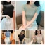 Basa Mùa Hè Hàn Quốc Nửa Cổ Rùa Rỗng Dệt Kim Áo Vest Nữ Màu Trơn Không Tay Slim Top BASD