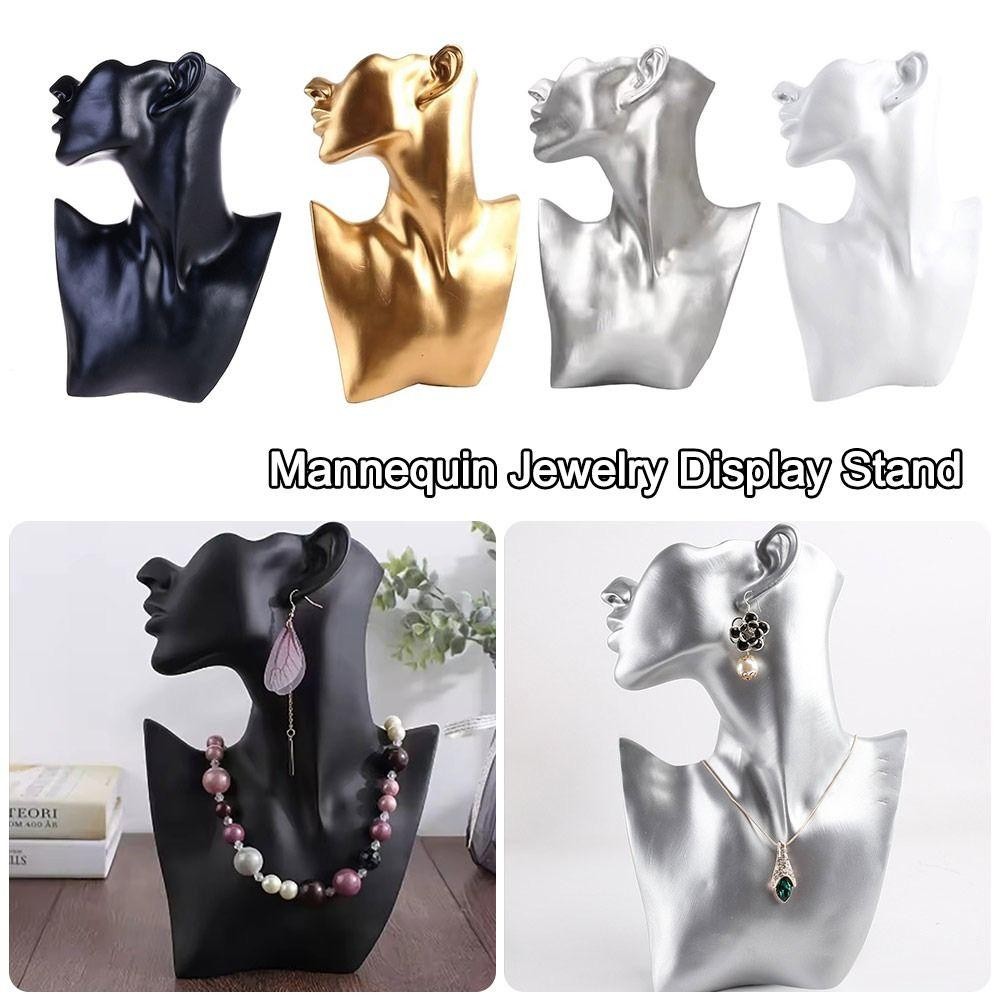 Giá đỡ đựng đồ trang sức CHEESELY, trưng bày hình nộm mặt bên, đồ trang trí thủ công nhựa