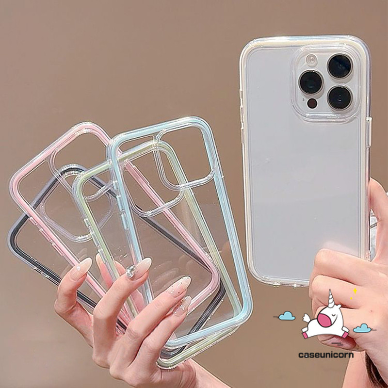 Ốp lưng mềm chống sốc 2 trong 1 hợp thời trang có thể hiển thị CAM sang trọng Tương thích cho IPhone 16 17 12 15 13 11 14 Pro Max 17 Air 17 14 16 15 Plus 16 12 14 15 13 Pro Macaron - ảnh 8