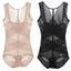 COCODECOVED Giảm Béo Body Shaper, Cross Fit Lưới Mỏng Sau Sinh Định Hình, Thời Trang Kiểm Soát Bụng Trong Suốt Quần Lót Nữ Corset Jumpsuit Yoga