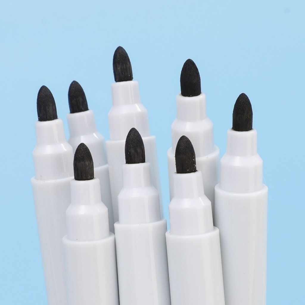Bộ đánh dấu bảng trắng chuyên nghiệp - Thiết kế tích hợp tẩy nỉ, Nẹp sợi 0,5mm & Mực khô nhanh, 5 gói Bút đánh dấu thân bằng nhựa bền để thuyết trình