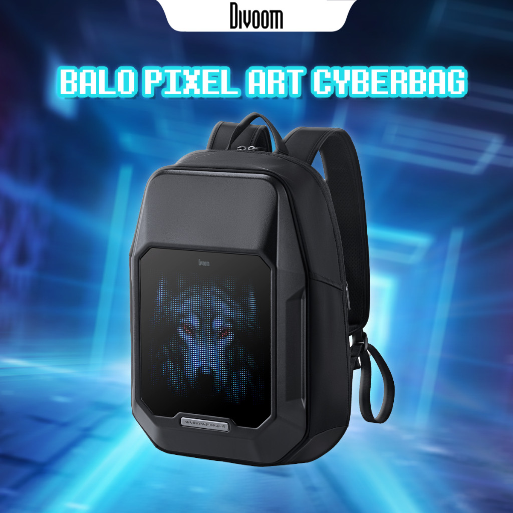 [LIVE] Balo DIVOOM Cyberbag 64x64 pixel, màn hình LED, ngăn chứa Laptop ...