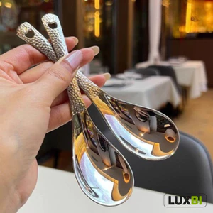 Muỗng Inox Cao Cấp Chống Dính Chất Liệu Thép Không Gỉ, Muỗng INox Nhỏ Gọn Sang Trọng Tiện Lợi TULY SHOP
