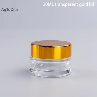 Aqtocna 1 CÁI10 / 20 / 30ml Lọ Thủy Tinh Chăm Sóc Da Kem Mắt Lọ Sữa Dưỡng Da Lọ Có Thể Đổ Lại Chai Trang Điểm Phấn Mắt Bảo Quản Hộp Đựng Mỹ Phẩm HGVN