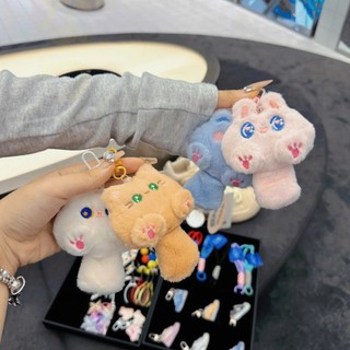 MEOWU Móc Khoá Thỏ Mèo Bông Mềm Mịn Trang trí Balo , treo móc khoá , treo Túi Xách