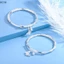 Vòng tay kéo đẩy hoa phong cách Trung Quốc có thể điều chỉnh hình trái tim tre liên kết hoa nở vòng tay Trang sức thời trang [8C]