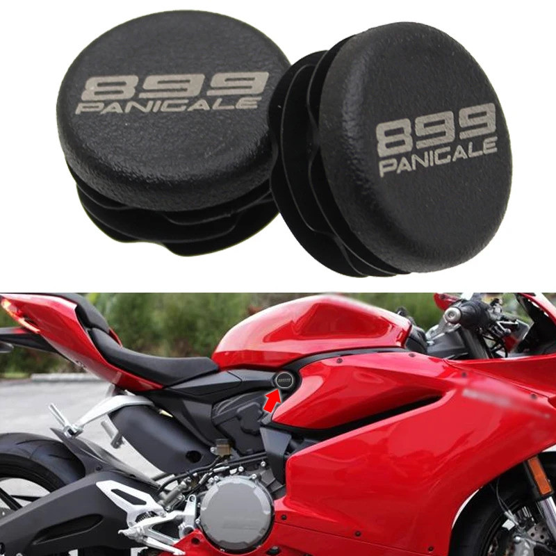 2 Chiếc Khung Xe Cắm Cho Ducati 899 Panigale 2013-2015 959 Panigale 2016-2020 Khung Lỗ Nắp Cắm Khung Nắp Xe Máy